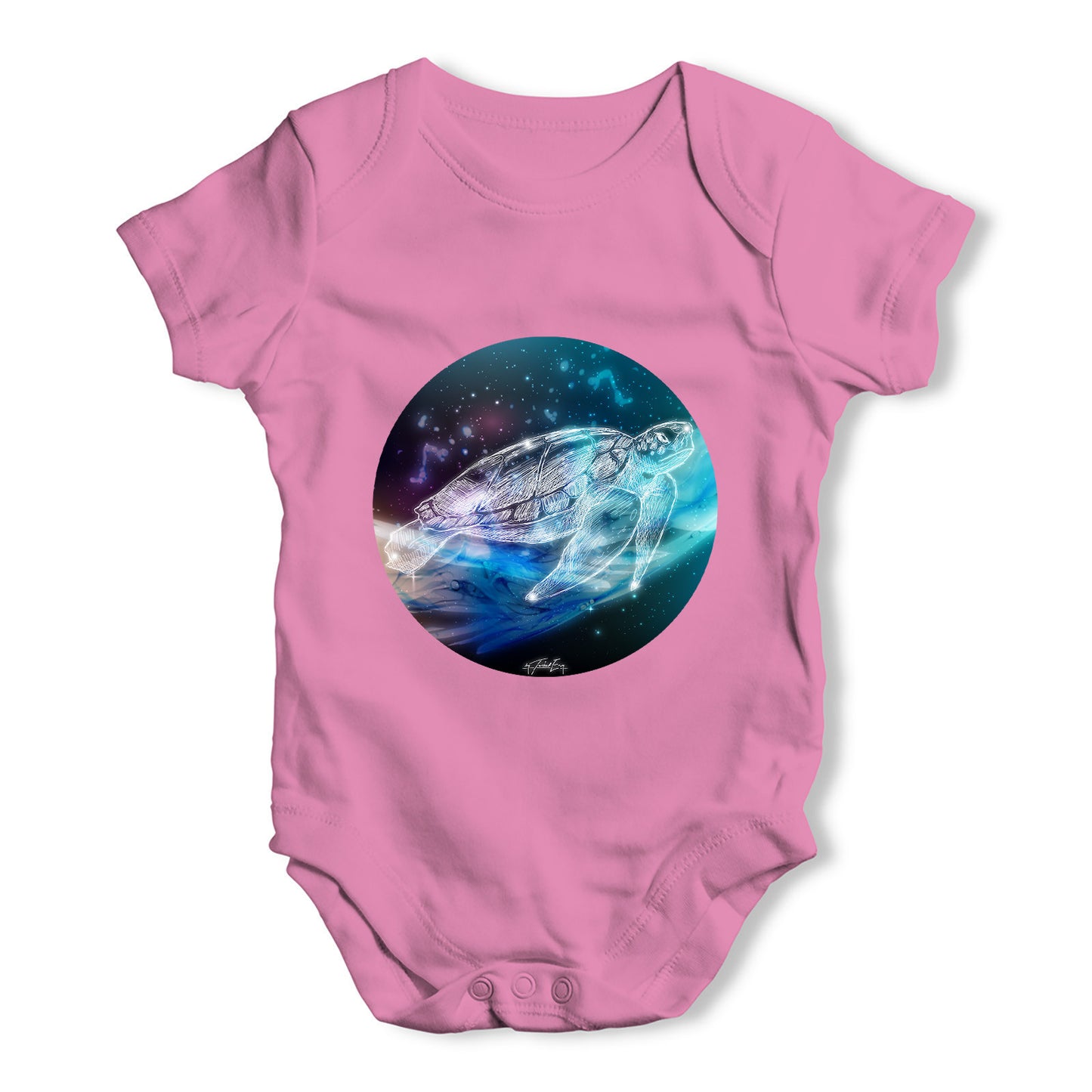 Turtle Constellation Baby Grow Bodysuit