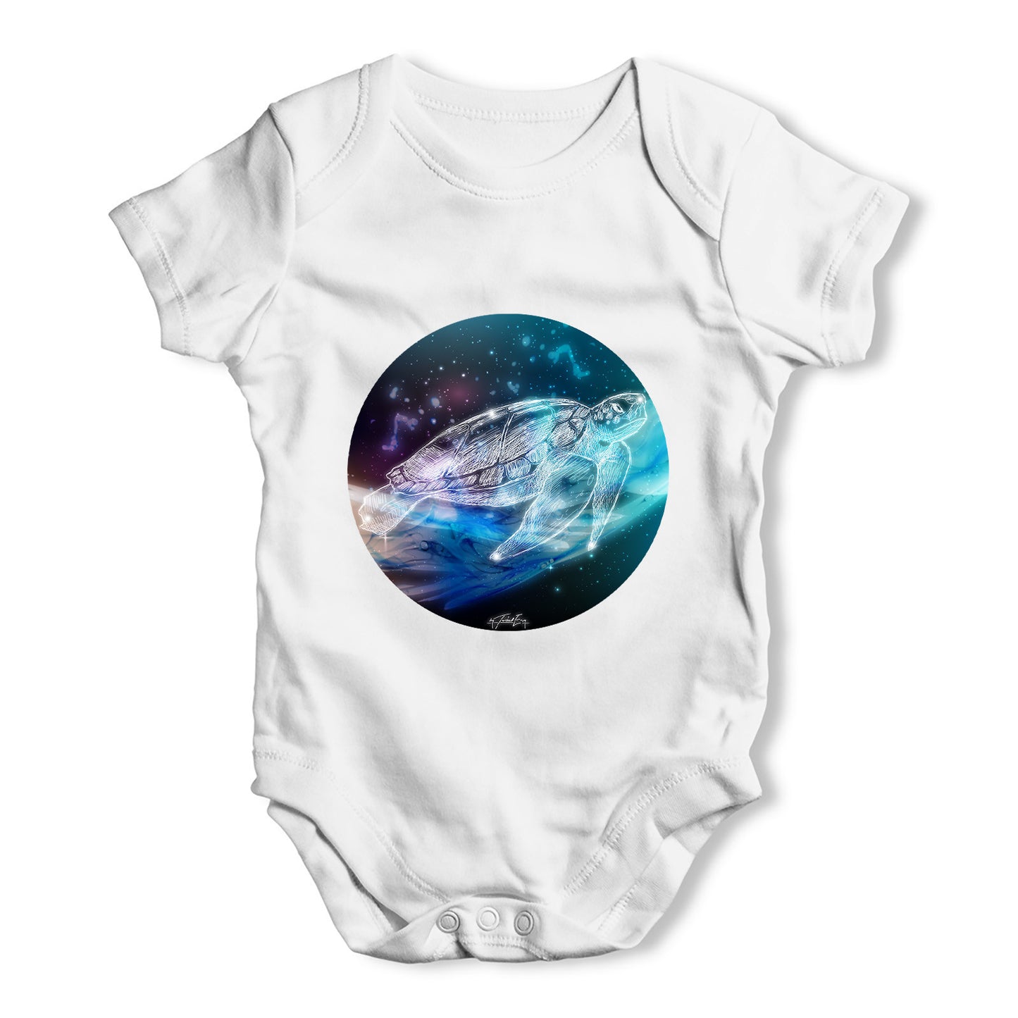 Turtle Constellation Baby Grow Bodysuit