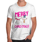 Men's Merry Christmas Bear & Snowman T-Shirt