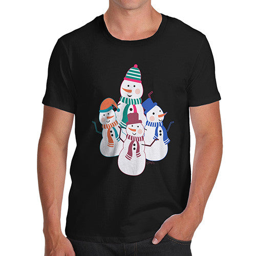 Men's Dancing Snowmen T-Shirt