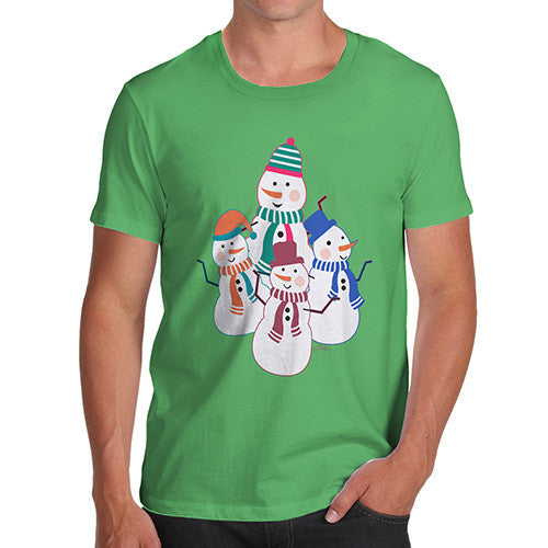 Men's Dancing Snowmen T-Shirt