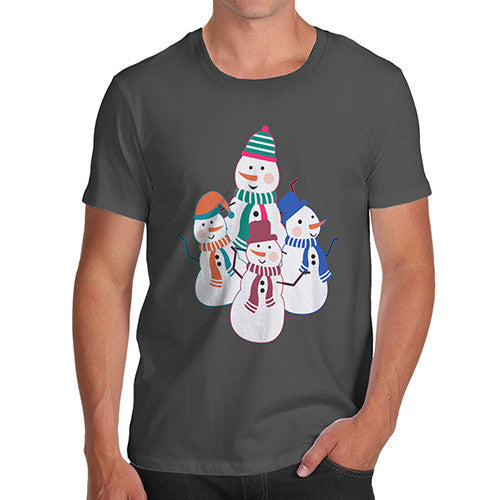 Men's Dancing Snowmen T-Shirt