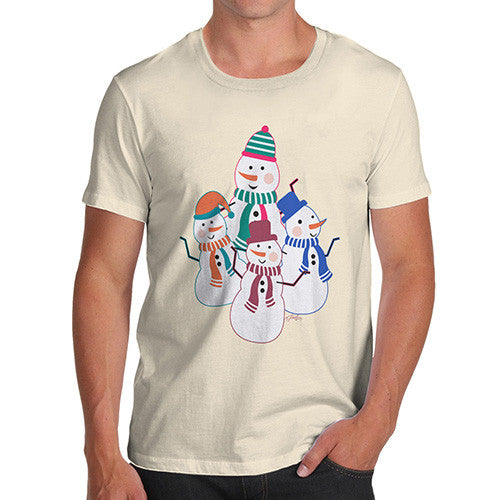 Men's Dancing Snowmen T-Shirt