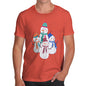 Men's Dancing Snowmen T-Shirt