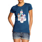 Women's Dancing Snowmen T-Shirt