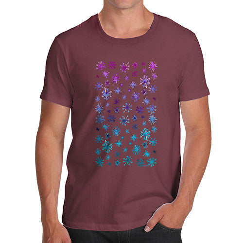 Men's Winter Snowflakes T-Shirt