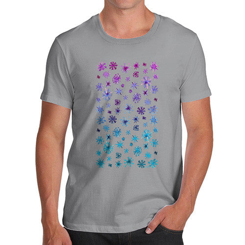 Men's Winter Snowflakes T-Shirt