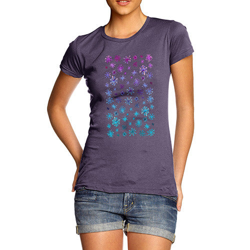 Women's Winter Snowflakes T-Shirt