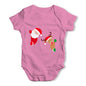 Santa & Rudolph Peekaboo Baby Grow Bodysuit