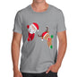 Men's Santa & Rudolph Peekaboo T-Shirt