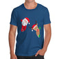 Men's Santa & Rudolph Peekaboo T-Shirt