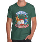 Men's Merry Christmas Wreath T-Shirt