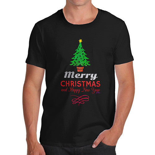 Men's Merry Christmas & A Happy New Year T-Shirt