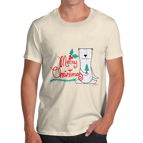 Men's Merry Christmas Polar Bear T-Shirt