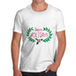 Men's Happy Holidays Holly T-Shirt