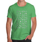 Men's Silver Christmas Pattern T-Shirt