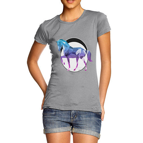 Women's Geometric Horse T-Shirt