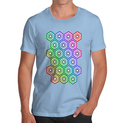 Men's Geometric Hexagons T-Shirt