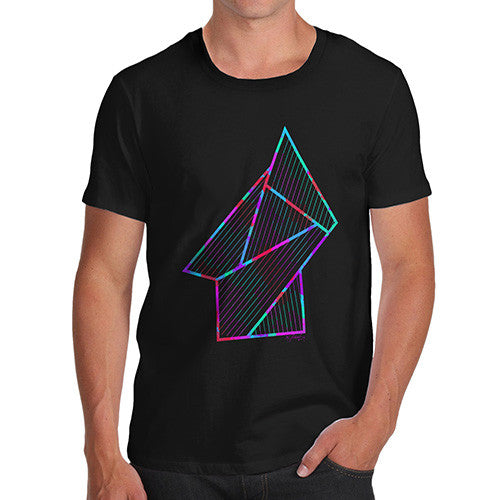 Men's Geometric 80s Polygons T-Shirt