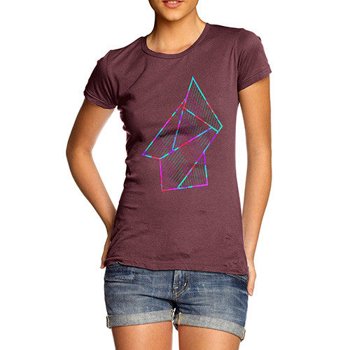 Women's Geometric 80s Polygons T-Shirt