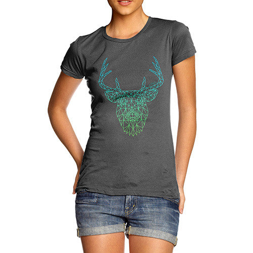 Women's Geometric Stag T-Shirt