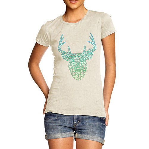 Women's Geometric Stag T-Shirt