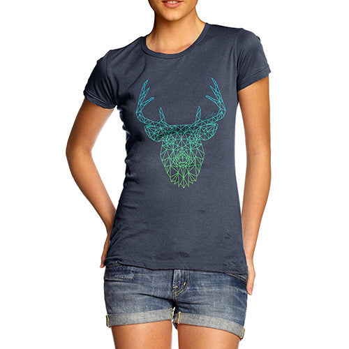 Women's Geometric Stag T-Shirt