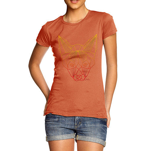 Women's Geometric Fox T-Shirt