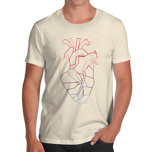 Men's Geometric Heart T-Shirt