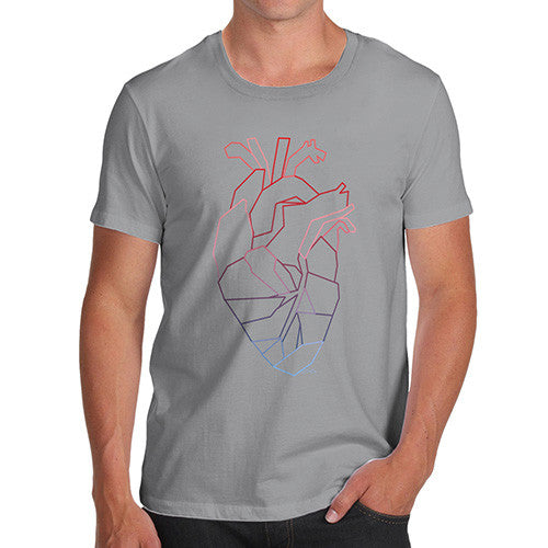 Men's Geometric Heart T-Shirt