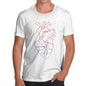 Men's Geometric Heart T-Shirt