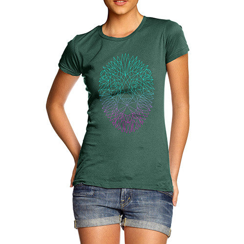 Women's Geometric Lion T-Shirt