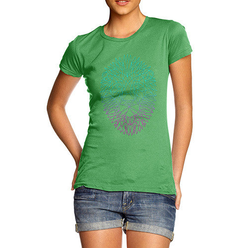 Women's Geometric Lion T-Shirt