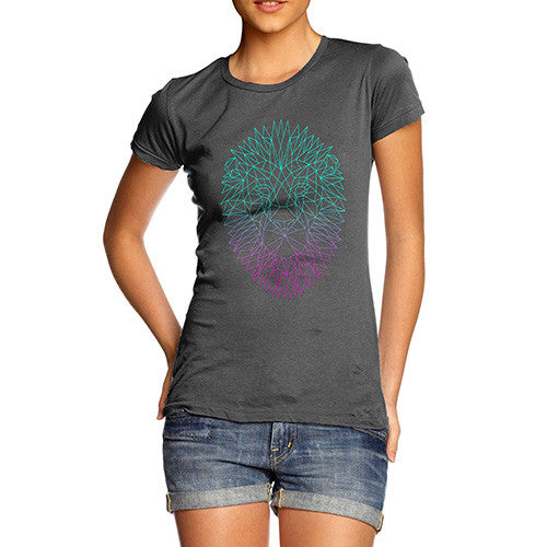 Women's Geometric Lion T-Shirt