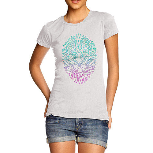 Women's Geometric Lion T-Shirt