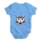 Geometric Owl Face Baby Grow Bodysuit