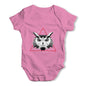 Geometric Owl Face Baby Grow Bodysuit