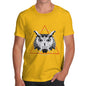 Men's Geometric Owl Face T-Shirt