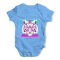 Geometric Tiger Face Baby Grow Bodysuit