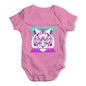 Geometric Tiger Face Baby Grow Bodysuit