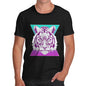 Men's Geometric Tiger Face T-Shirt