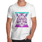 Men's Geometric Tiger Face T-Shirt