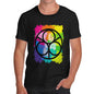 Men's Geometric Rainbow Circles T-Shirt