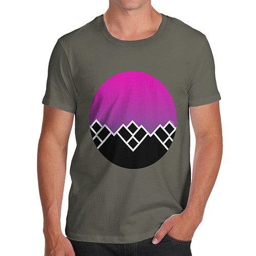 Men's Geometric Mountains T-Shirt