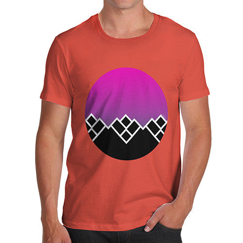 Men's Geometric Mountains T-Shirt