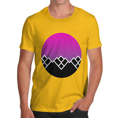 Men's Geometric Mountains T-Shirt