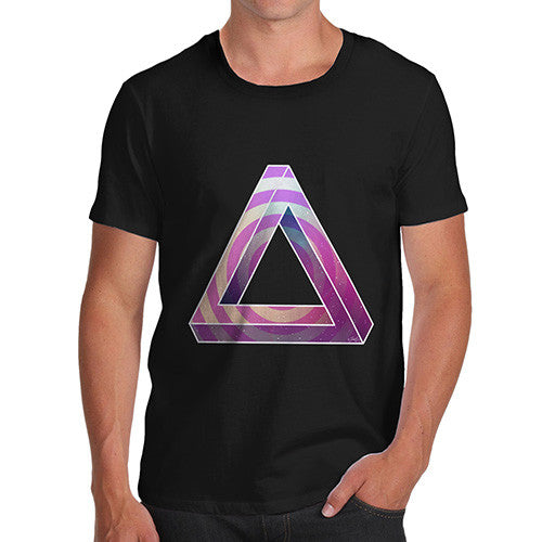 Men's Geometric Patterned Penrose Triangle T-Shirt