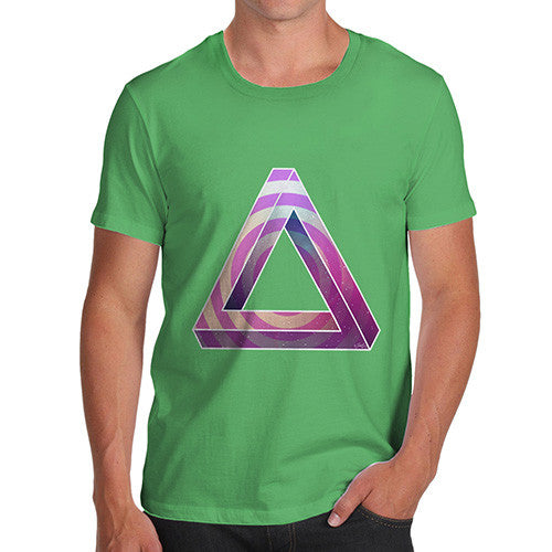 Men's Geometric Patterned Penrose Triangle T-Shirt