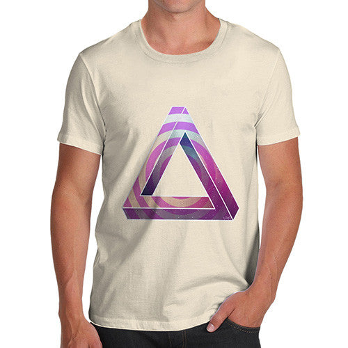 Men's Geometric Patterned Penrose Triangle T-Shirt