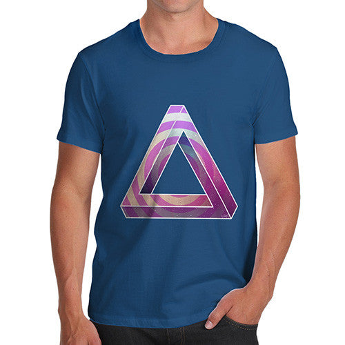 Men's Geometric Patterned Penrose Triangle T-Shirt